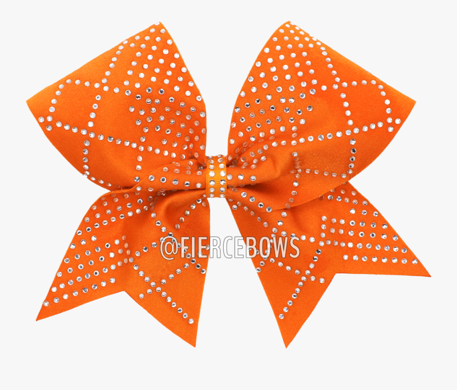 Big Red Cheer Bow, Transparent Clipart