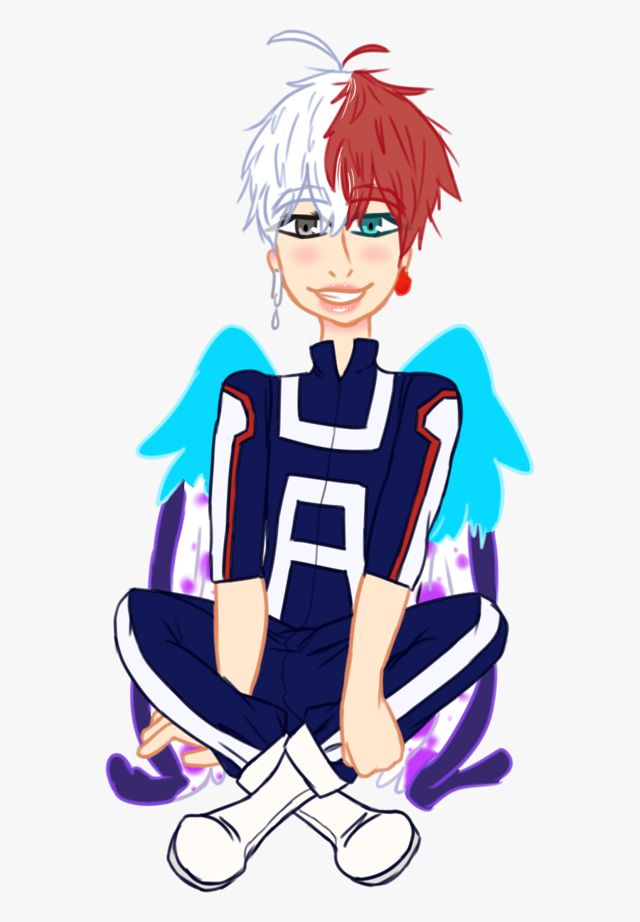 Bnha Gym Todoroki Cosplay Ji-ryeong - Cartoon, Transparent Clipart