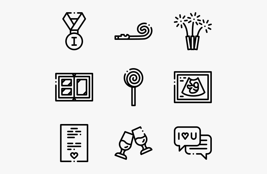 Happiness - Marriage Flat Icon Png, Transparent Clipart