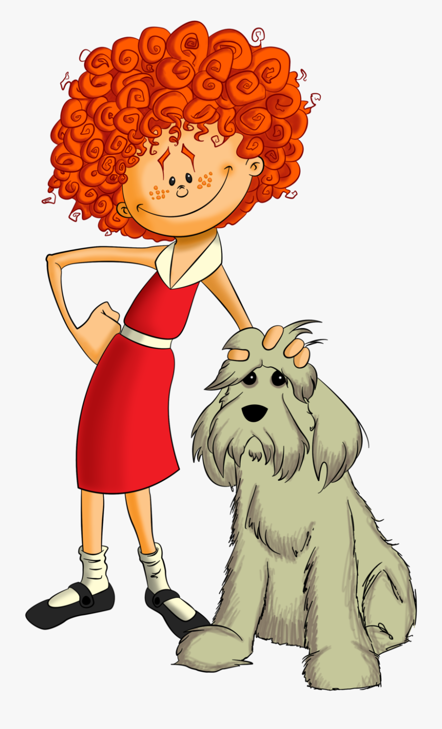 Family Clipart Charley Franzwa - Little Orphan Annie Clipart, Transparent Clipart