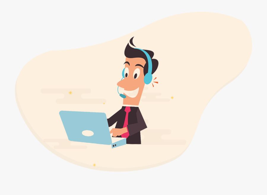 Manage Call Center - Illustration, Transparent Clipart