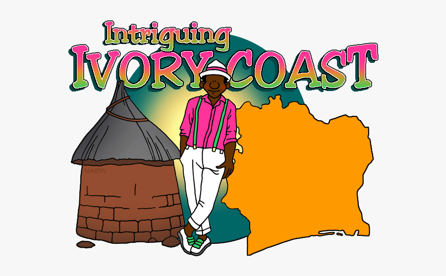 Ivory Coast Map - Ivory Coast Clipart, Transparent Clipart