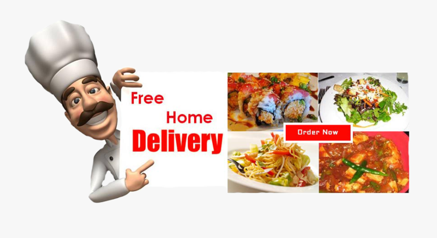 Transparent Food Delivery Clipart - Pizza Free Home Delivery Logo, Transparent Clipart