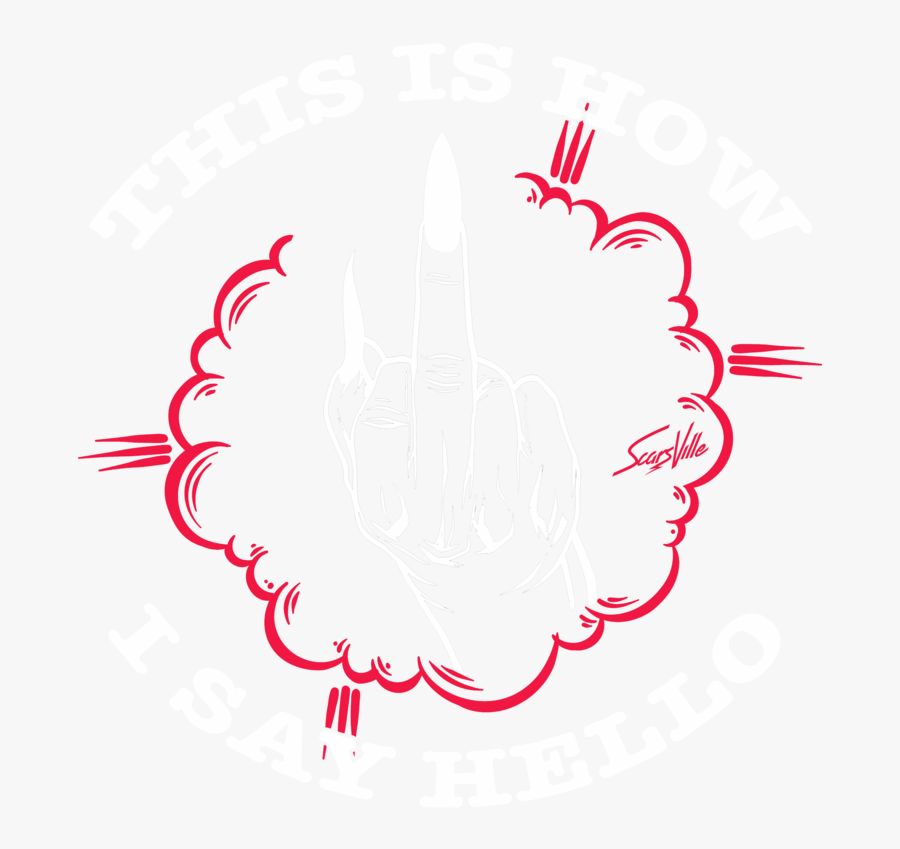 How I Say Hello - Drawing, Transparent Clipart
