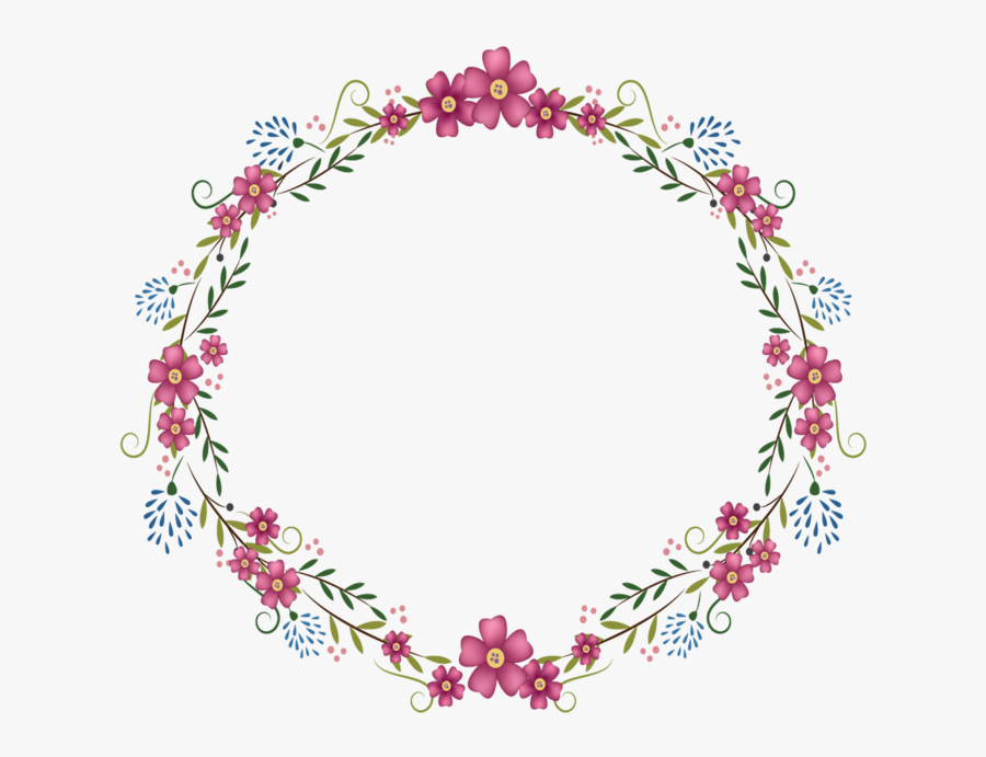Transparent Flower Frame Png, Transparent Clipart