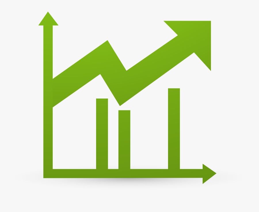 Graph With Positive Trend, Transparent Clipart