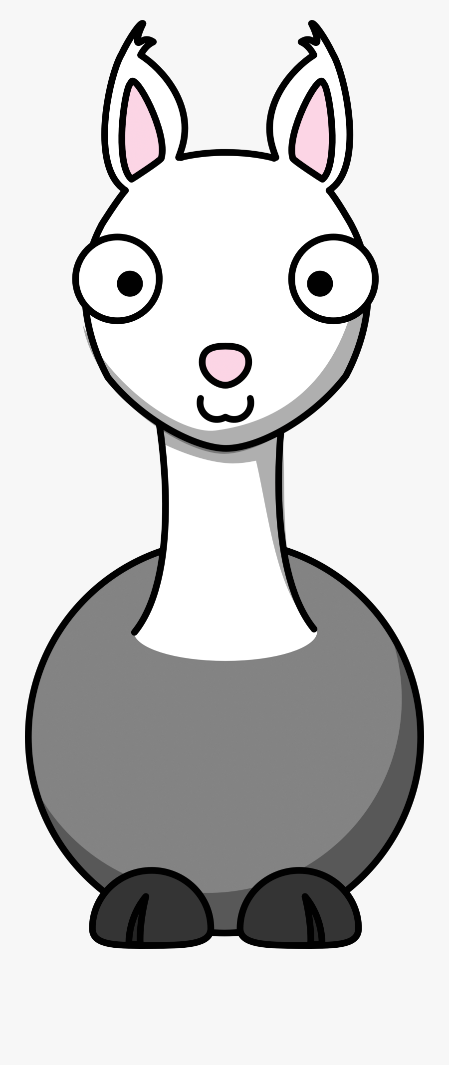Cartoon Llama Big Image - Cartoon Llama Clipart, Transparent Clipart