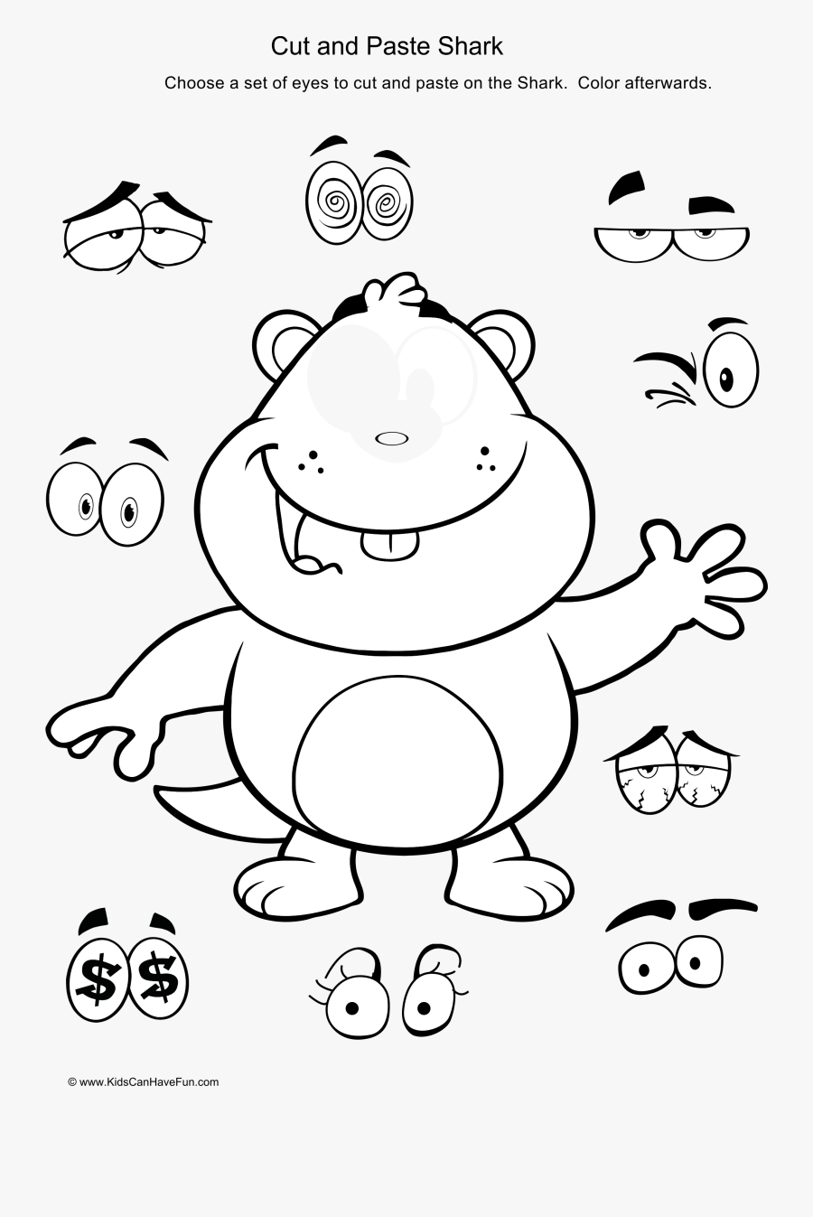 Footprint Clipart Beaver - Groundhog Black And White Cartoon, Transparent Clipart