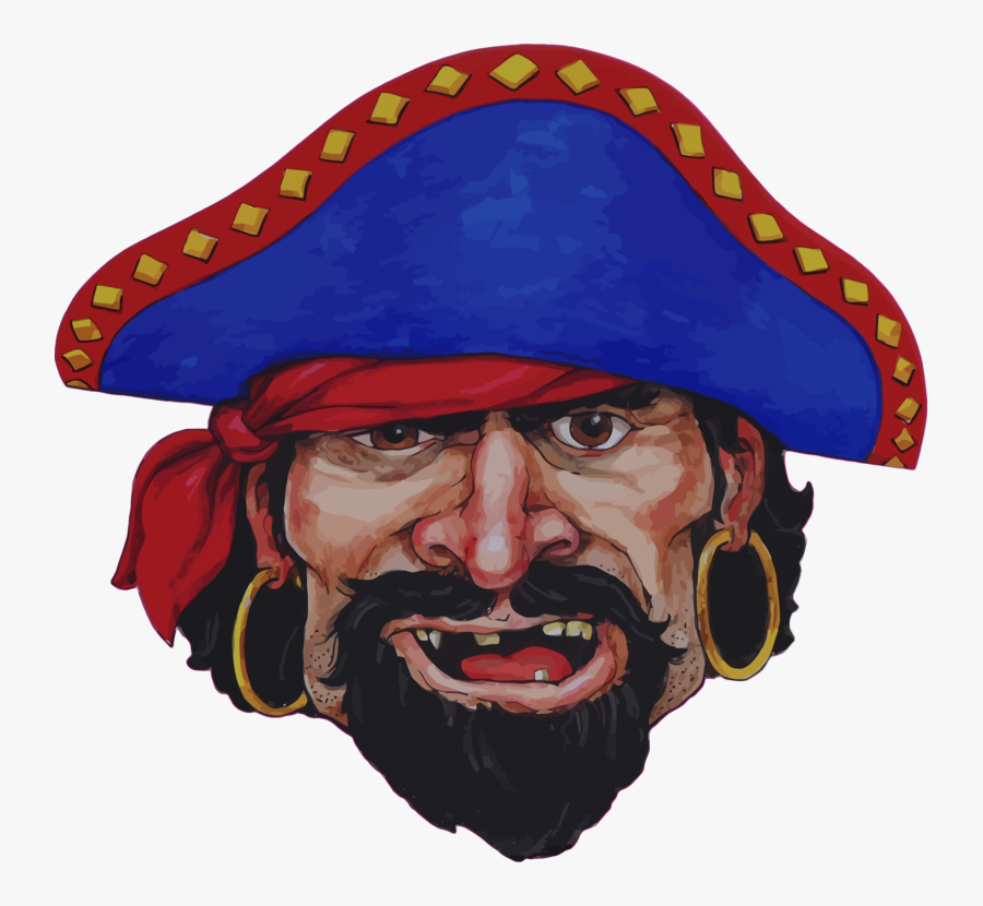 Bicycle Helmet,facial Hair,clown - Argh Pirate, Transparent Clipart