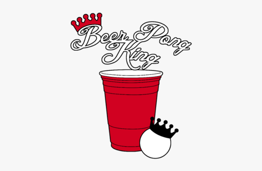 Beer Pong King, Transparent Clipart