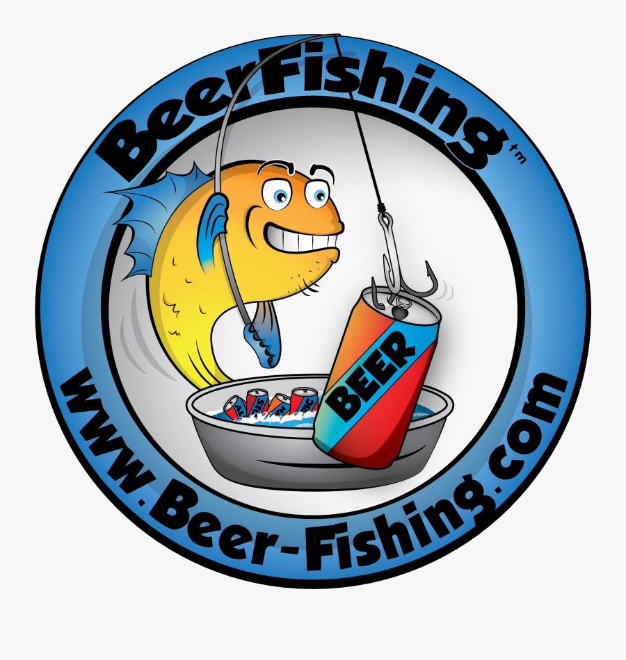Fishin For Beer Cartoon, Transparent Clipart