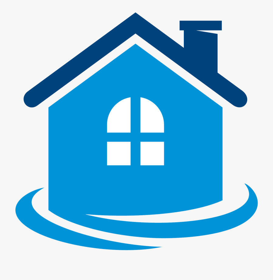 Houses Clipart Flooding - Home Painting Logo, Transparent Clipart