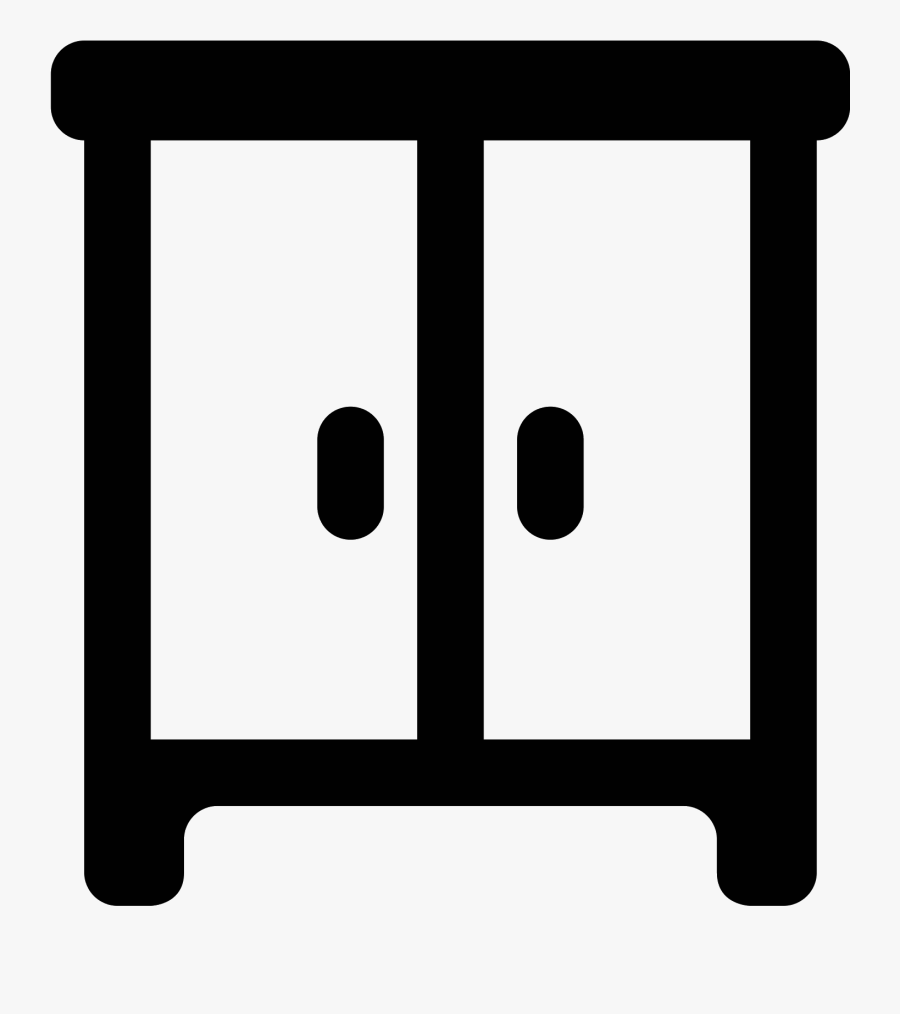 Schrank Symbol, Transparent Clipart