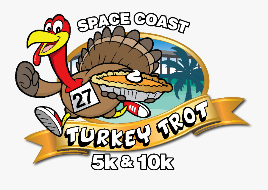 Turkey Clipart Trot 5k - Space Coast Turkey Trot, Transparent Clipart