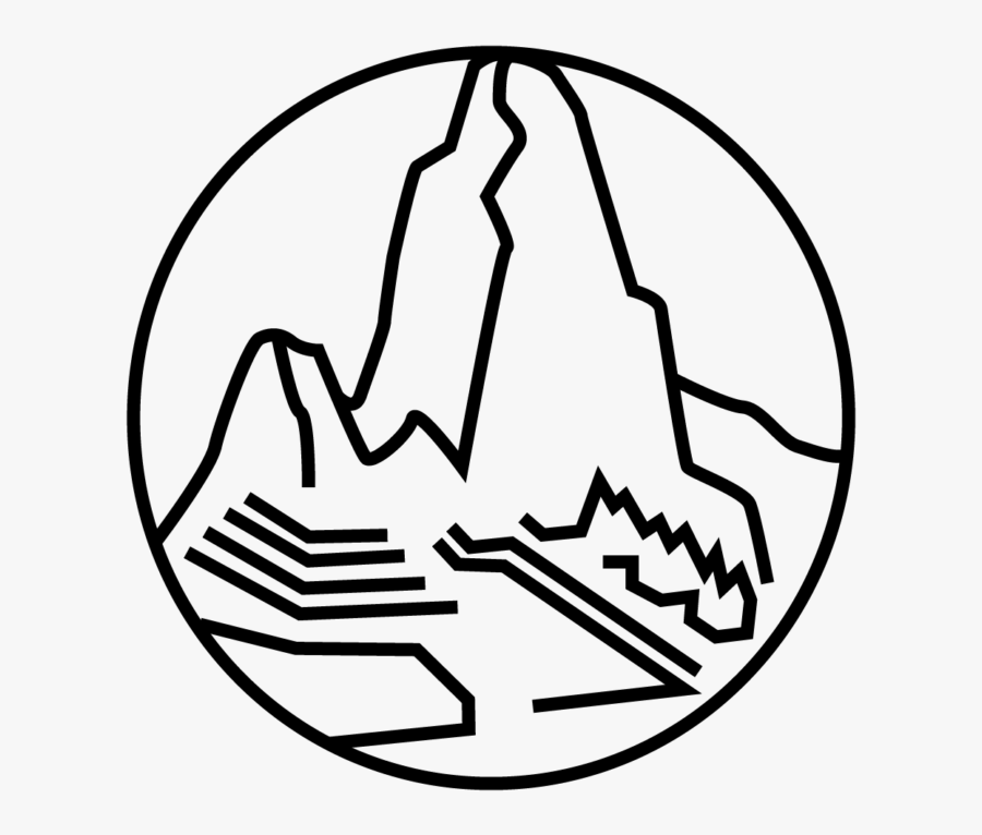 Machu Picchu Line Drawing, Transparent Clipart