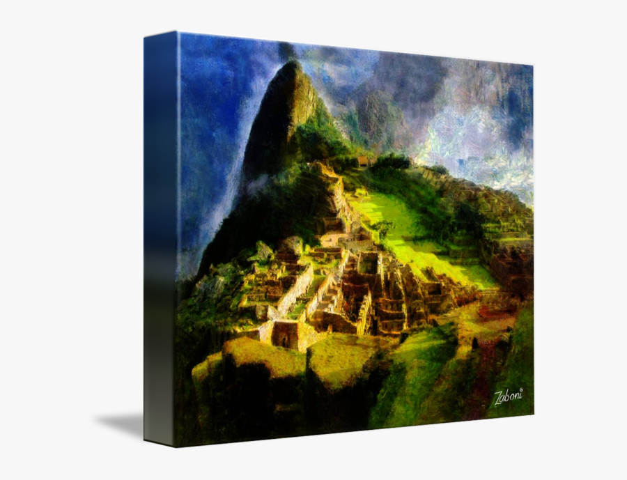 Abstract Painting Machu Picchu, Transparent Clipart