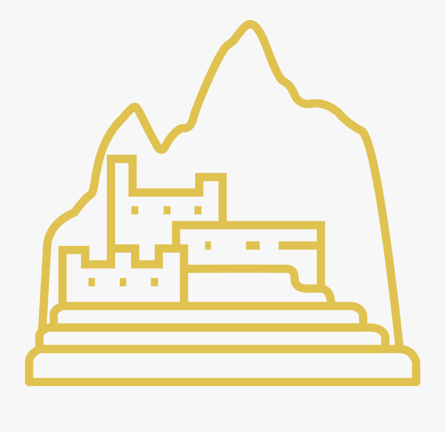 Transparent Machu Picchu Clipart - Simple Machu Picchu Cartoon, Transparent Clipart
