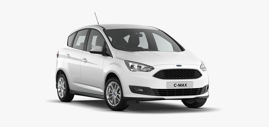 White Ford C Max, Transparent Clipart
