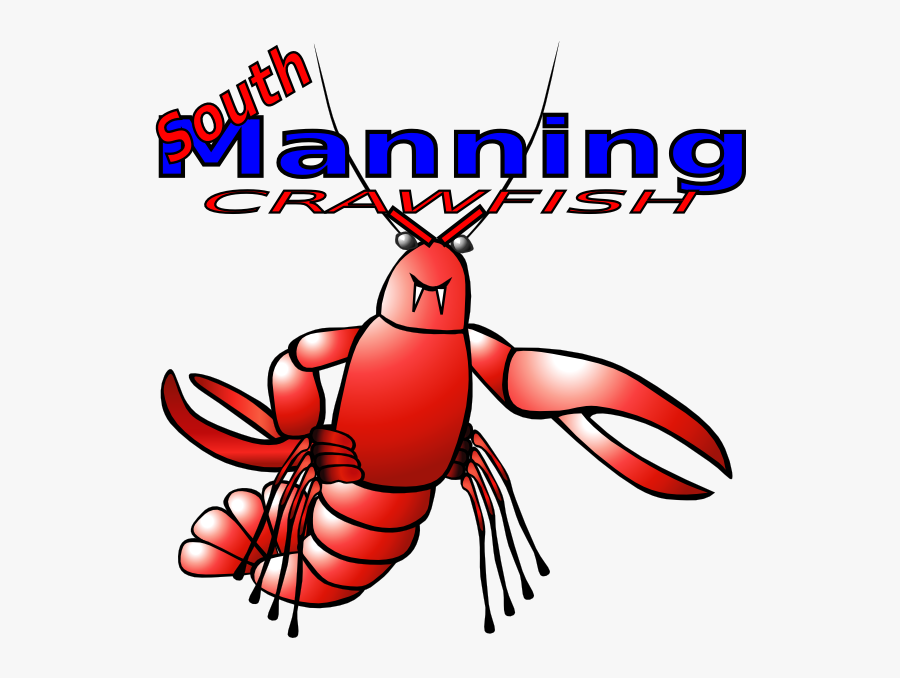 South Manning Crawfish Svg Clip Arts, Transparent Clipart