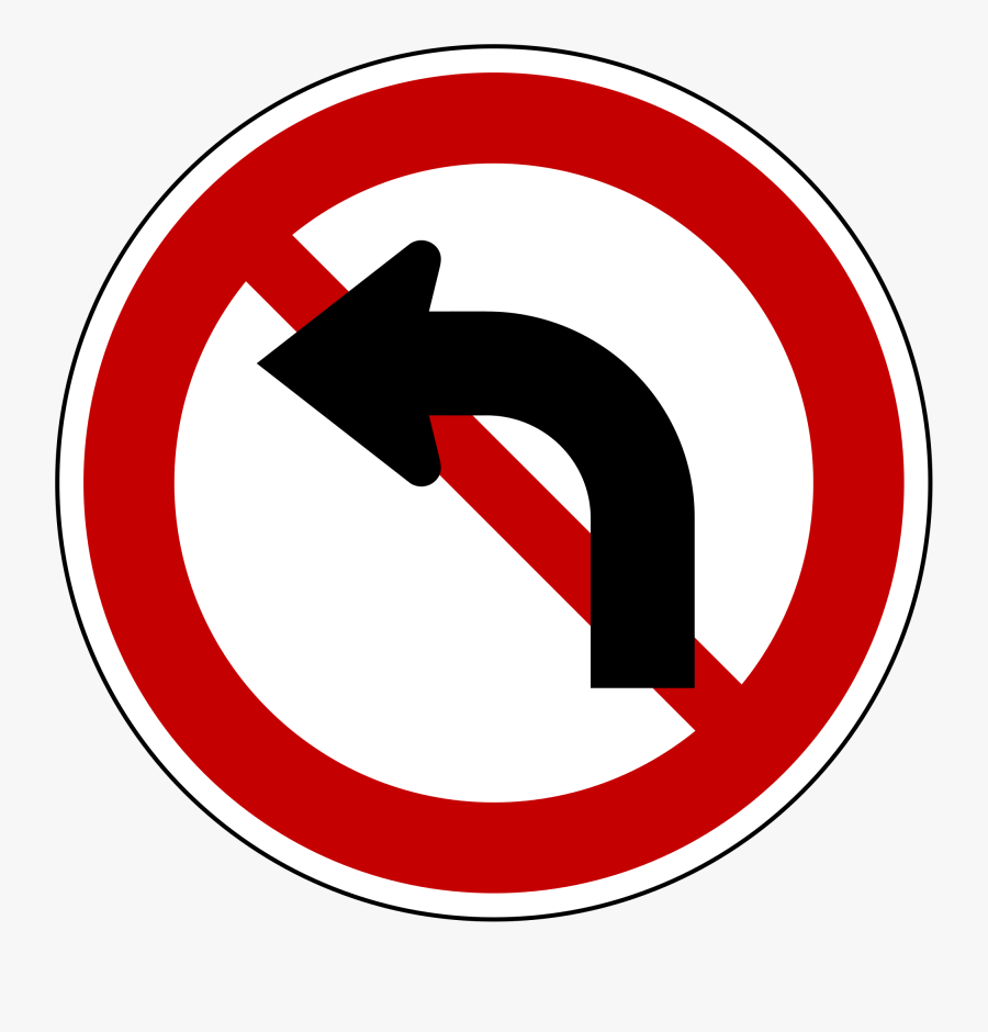 No Right Or Left Turns, Transparent Clipart