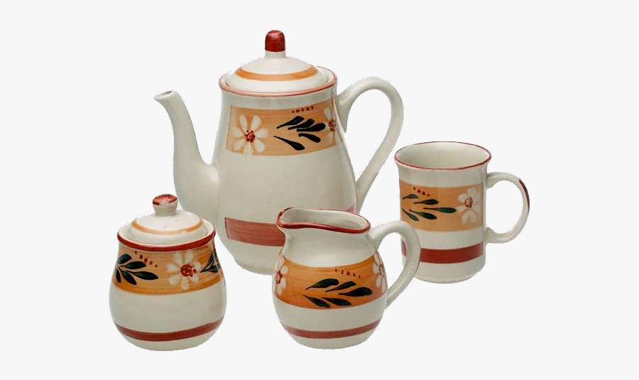 Download Tea Set Png - Tea Cup Set Png, Transparent Clipart