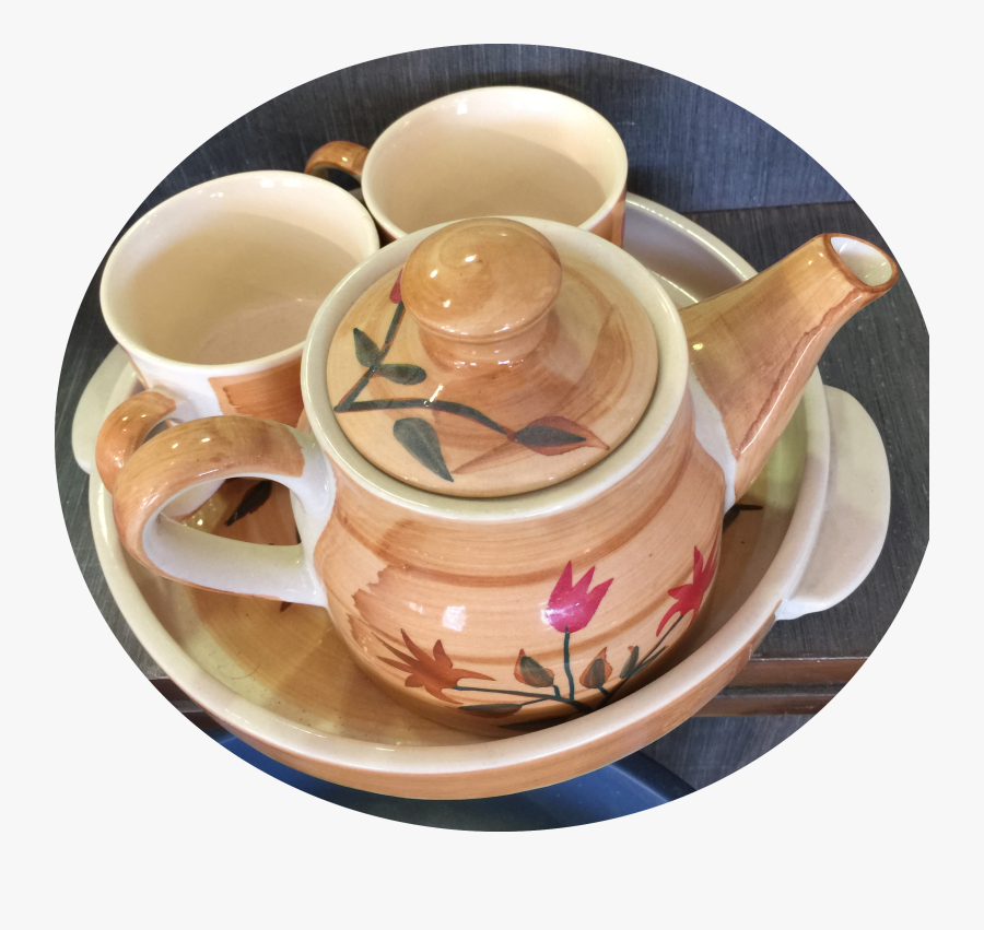 Transparent Tea Set Png - Teapot, Transparent Clipart