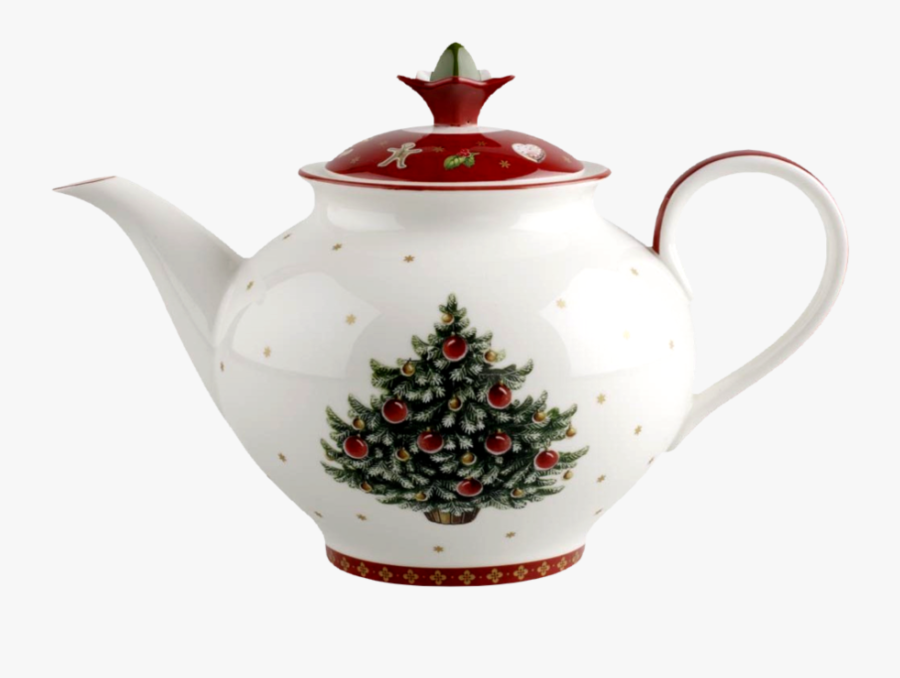 Tea Set Png Transparent Images - Tea Pot Christmas Png, Transparent Clipart