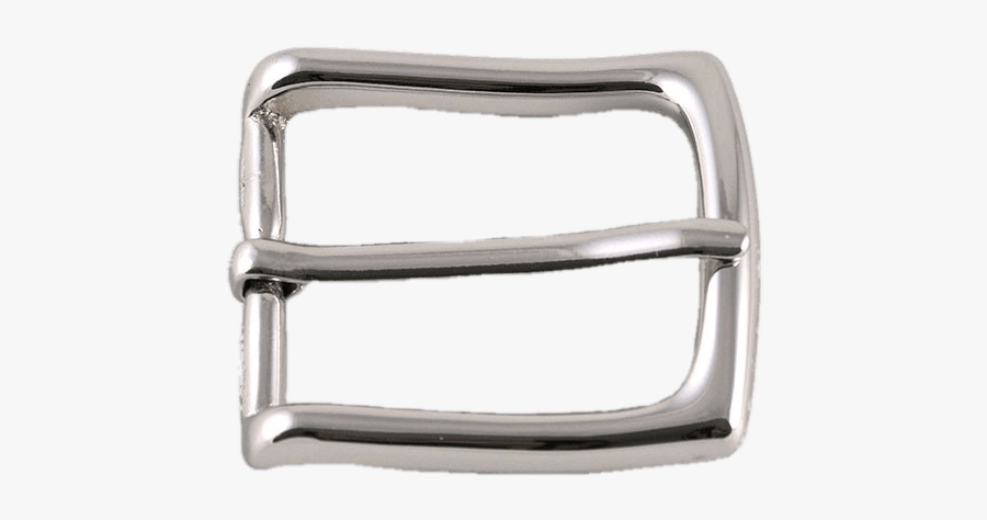 Shiny Silver Belt Buckle - Belt Buckle Png, Transparent Clipart