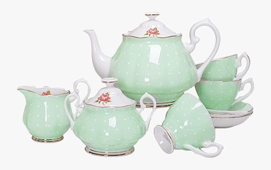 Transparent Tea Set Png - Teapot, Transparent Clipart