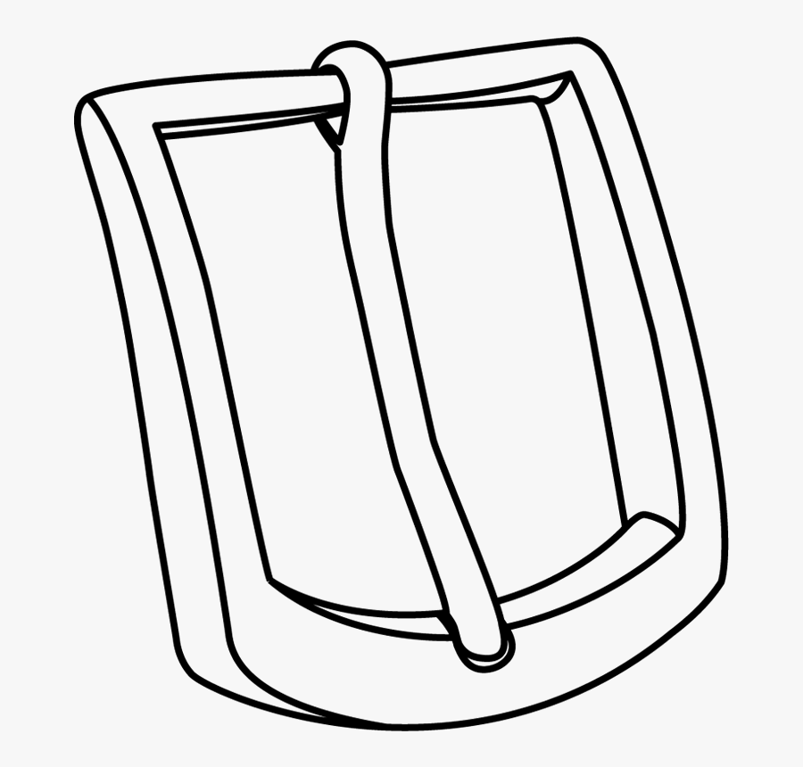 Elastic Belt For Men Made Of Dark Blue Wool Fabiano - Line Art, Transparent Clipart