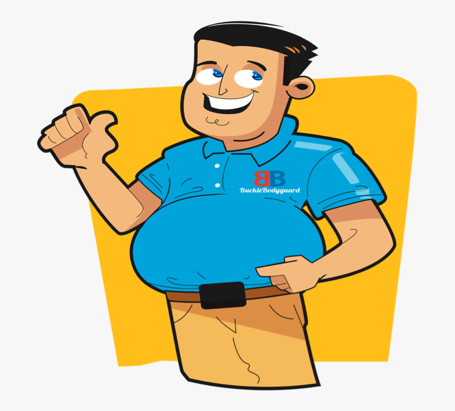 No More Belt Buckle Pain - Buckle Bodyguard, Transparent Clipart