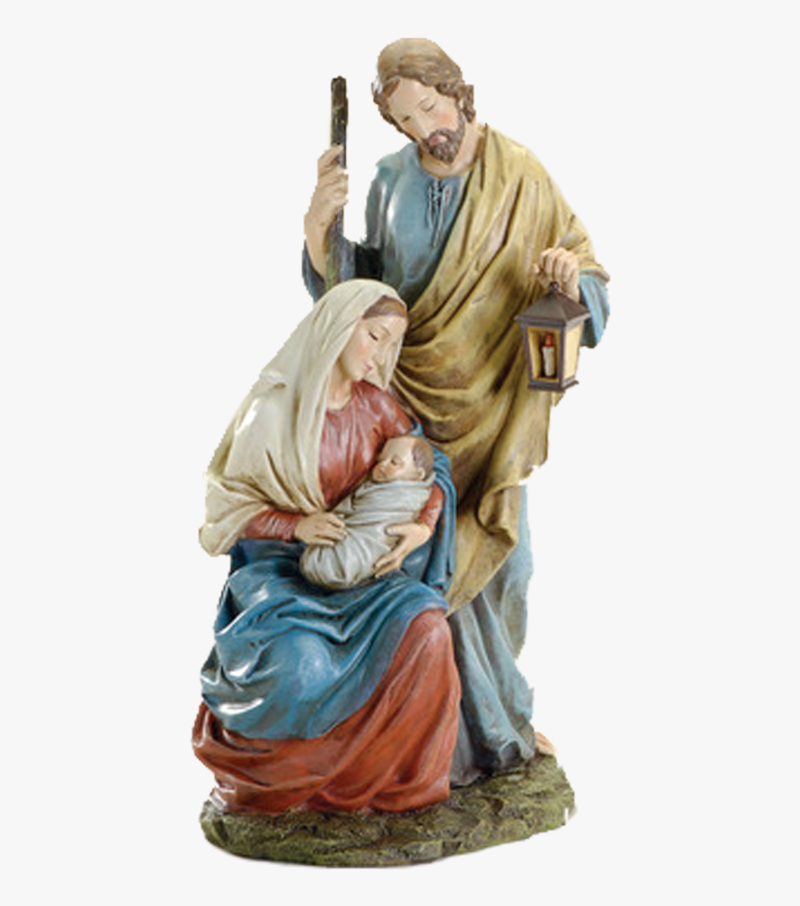 Transparent Holy Family Clipart - Joseph Holy Family Statue, Transparent Clipart