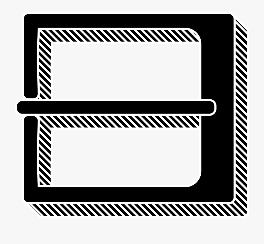 Black Buckle Illustration, Transparent Clipart