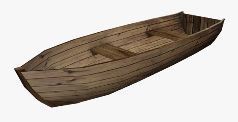 Rowboat Freetoedit - Wooden Boat 3d Model, Transparent Clipart