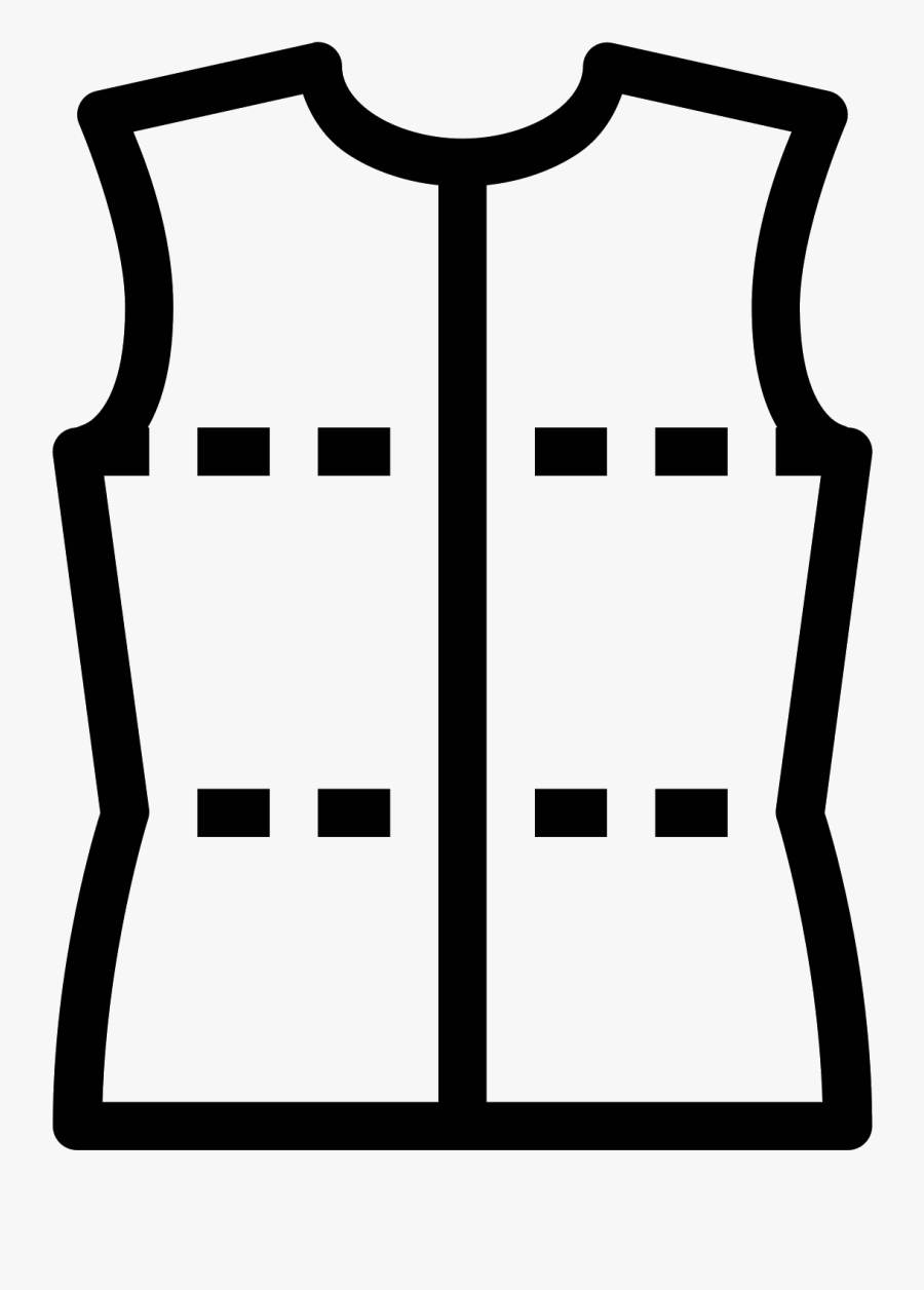 Tailor Shirt Pattern Icon - Icon Estampa, Transparent Clipart