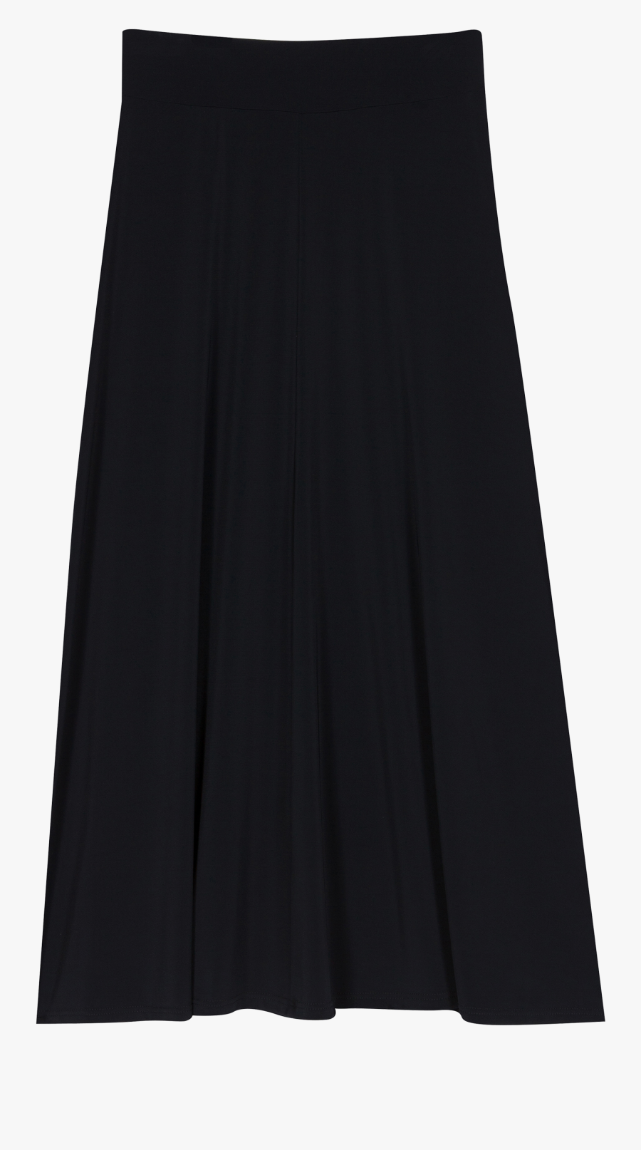 Black Long Skirt - A-line, Transparent Clipart