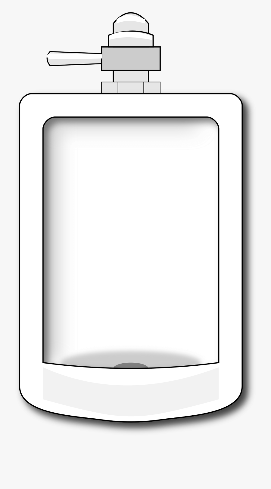 Clipart - Transparent Urinal Clip Art, Transparent Clipart