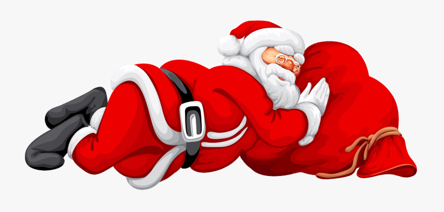 Santa Claus Png Image - Santa Claus Sleeping Png, Transparent Clipart