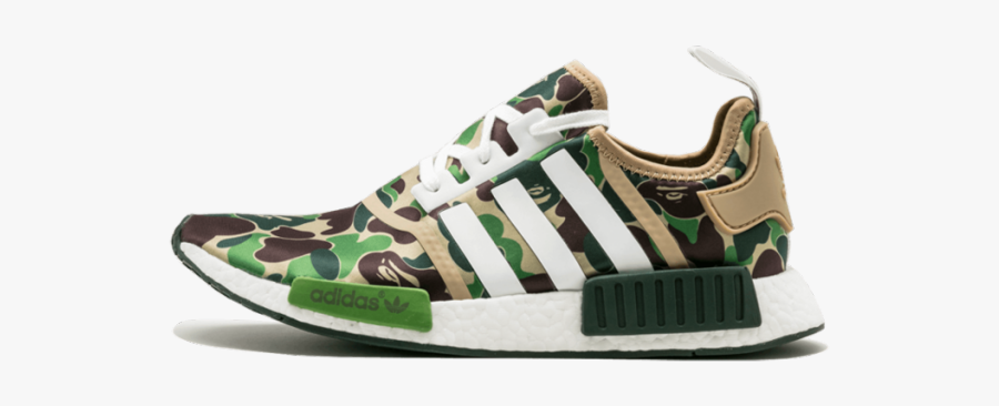 Adidas Shoes Clipart Nmd - Adidas X Bape Nmd, Transparent Clipart