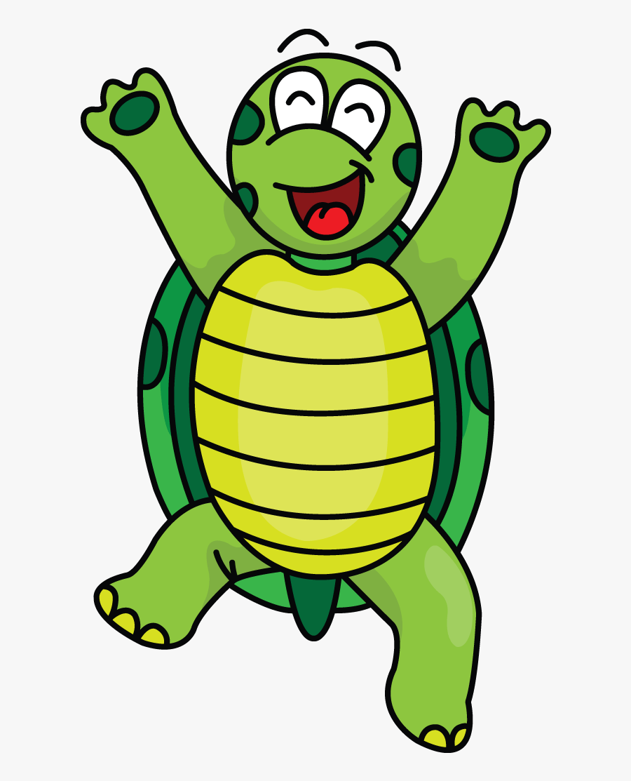 Drawing Of A Turtle For Kids - Turtle Drawing Png, Transparent Clipart