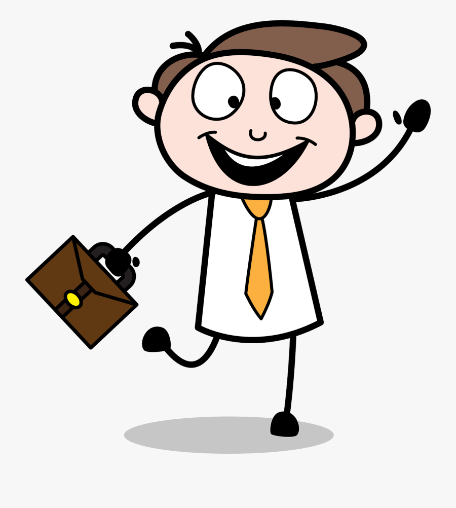 Office Employee Cartoon, Transparent Clipart