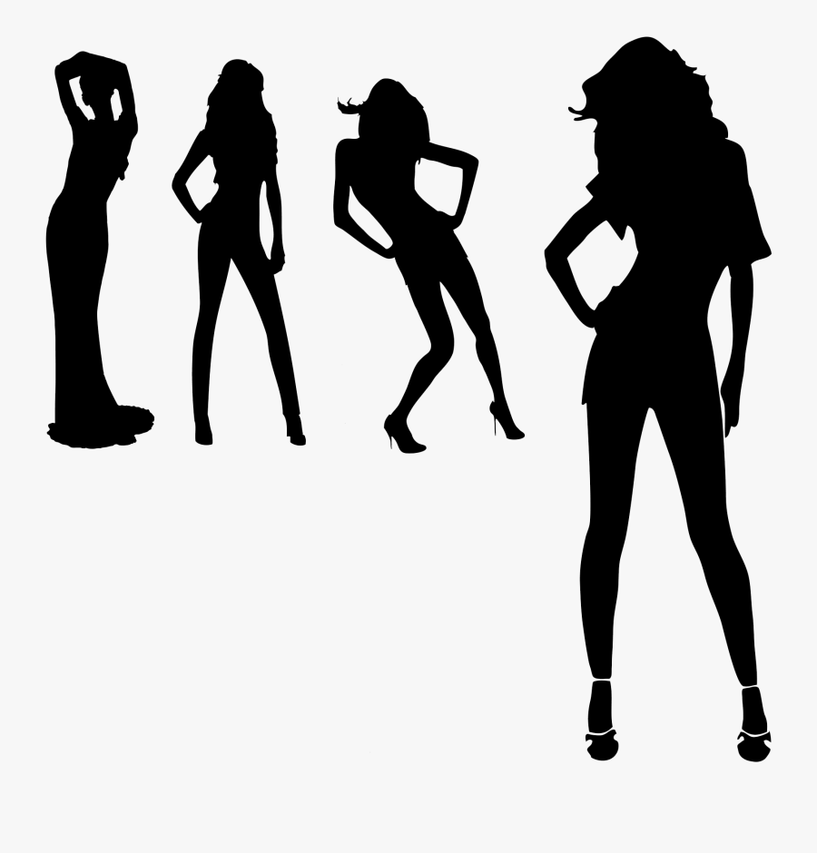 Transparent Model Silhouette Png - Perfume Spot On Body, Transparent Clipart