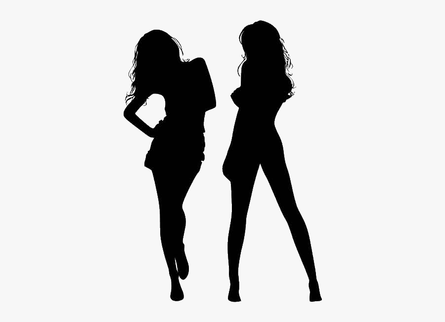 Model Runway Silhouette Fashion - Fashion Model Silhouette Png, Transparent Clipart