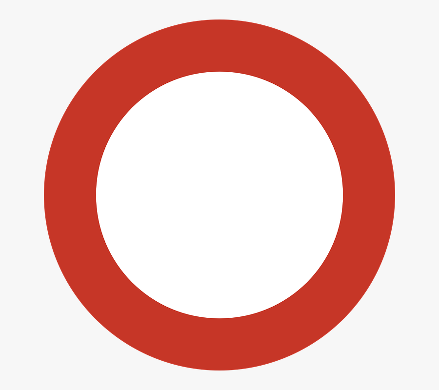 Red Circle See Through, Transparent Clipart