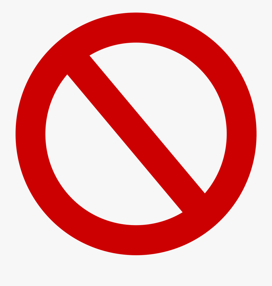 Ban Sign Png - No Left Turn Clipart, Transparent Clipart