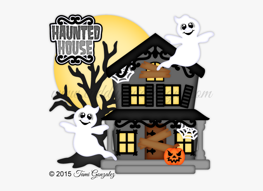 Haunted House - Cartoon, Transparent Clipart