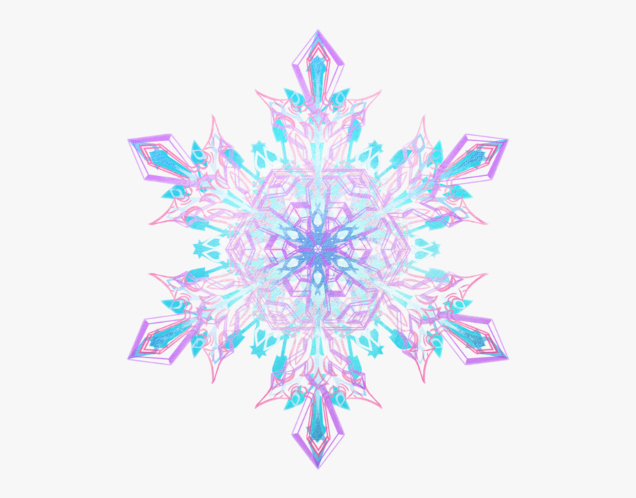 Transparent Background Purple Snowflake Png, Transparent Clipart