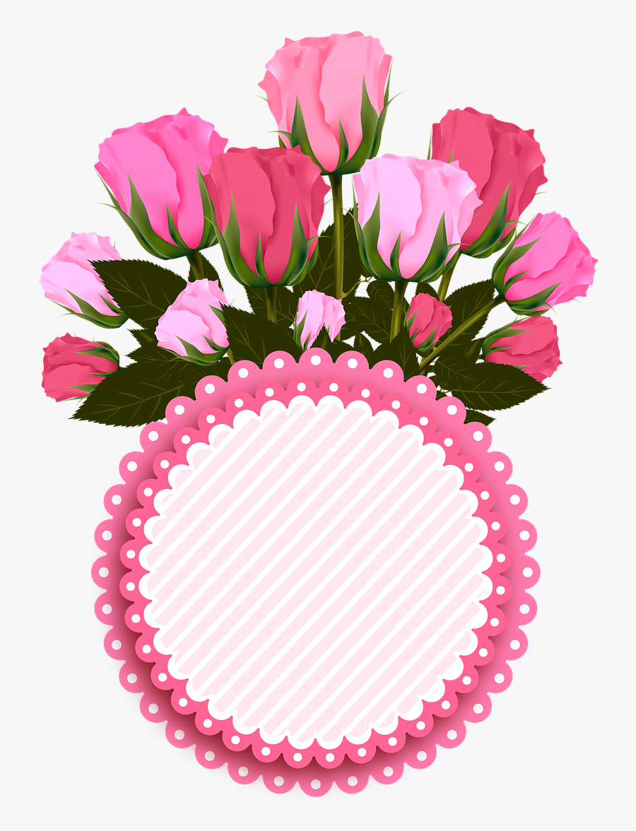 Rose Flourish Transparent Background, Transparent Clipart