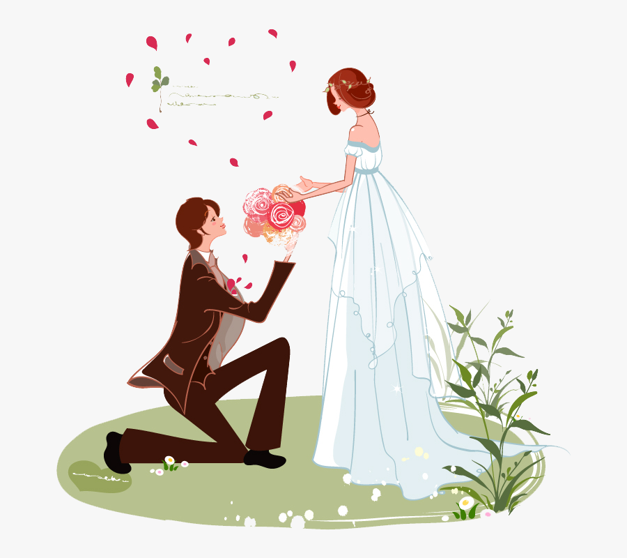 Wedding Invitation Bride Flower Bouquet - Background Car Poster For Wedding, Transparent Clipart