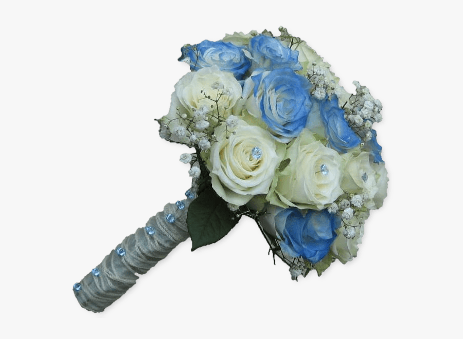 Transparent Rose Bouquet Png - Blue Wedding Bouquet Png, Transparent Clipart